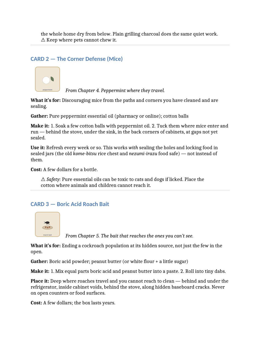 A printable recipe card from Bonus 1